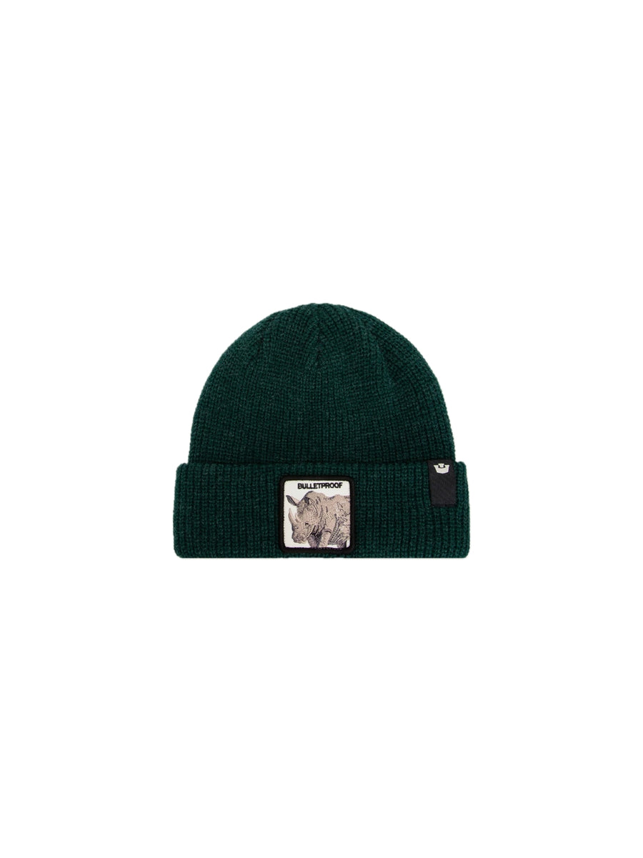 The Bulletproof Rhino Tall Beanie - Guard Green