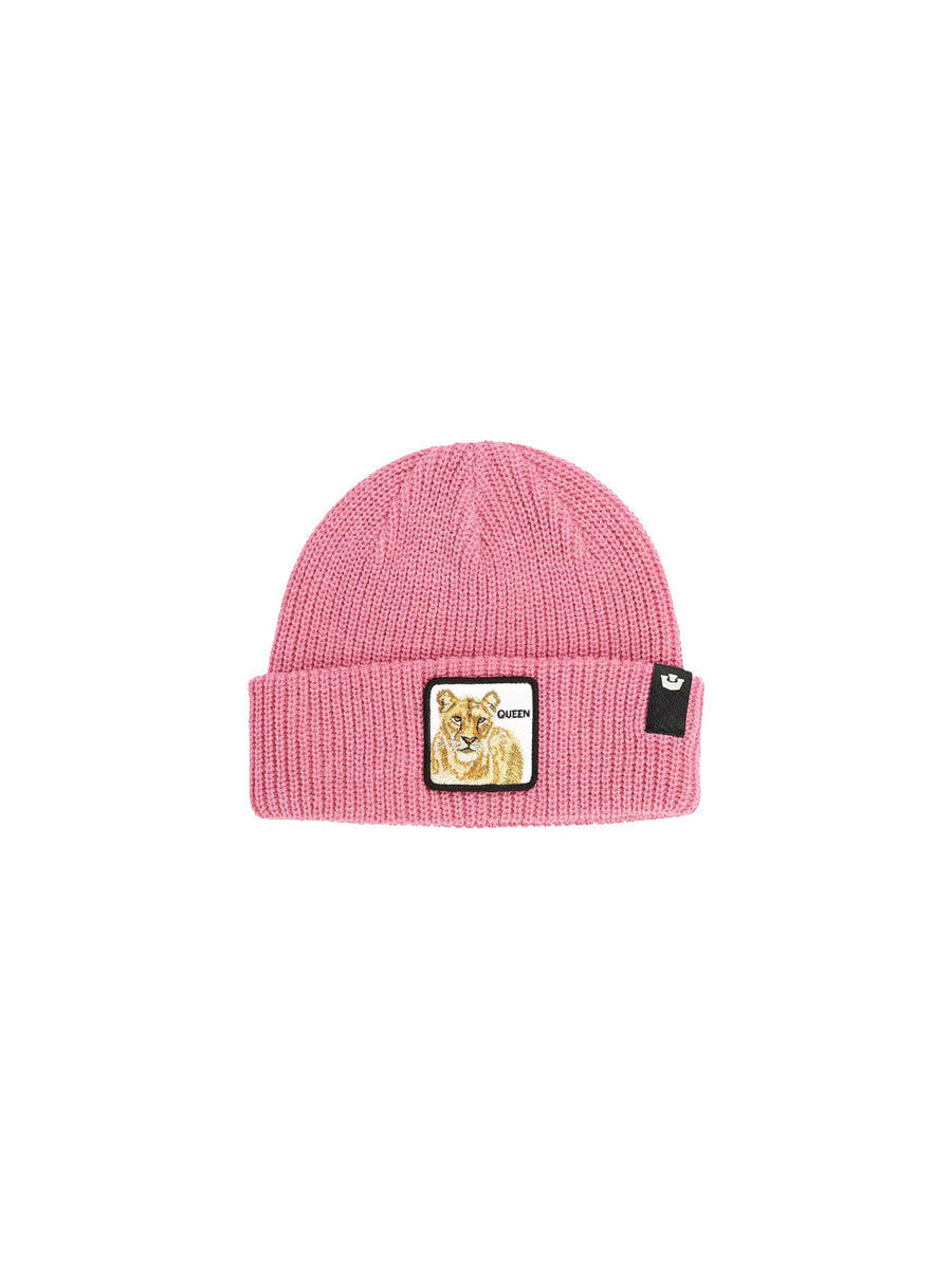 The Queen Tall Beanie - Blush Pink