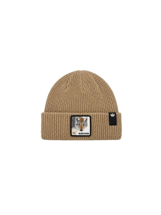 The Survivor Tall Beanie - Chalk Cream