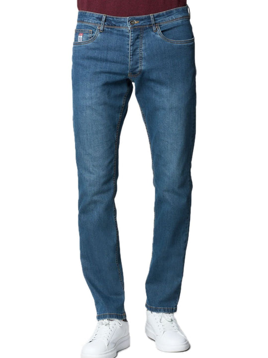 Roma Denim Pant Regular Fit - Blue