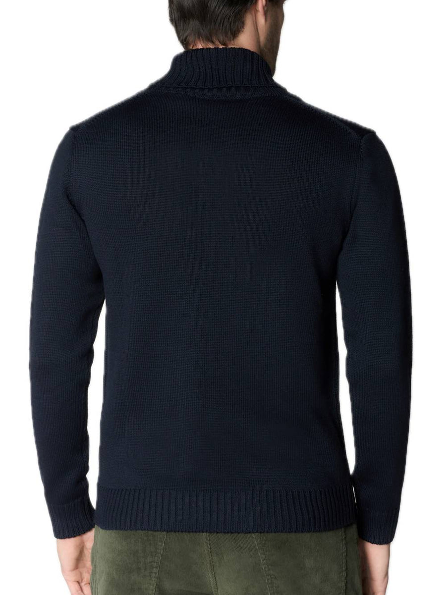 Edan Knit Collar - Blue — 2