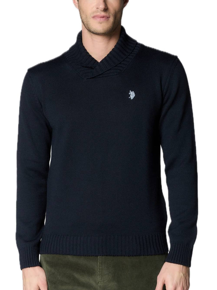 Edan Knit Collar - Blue