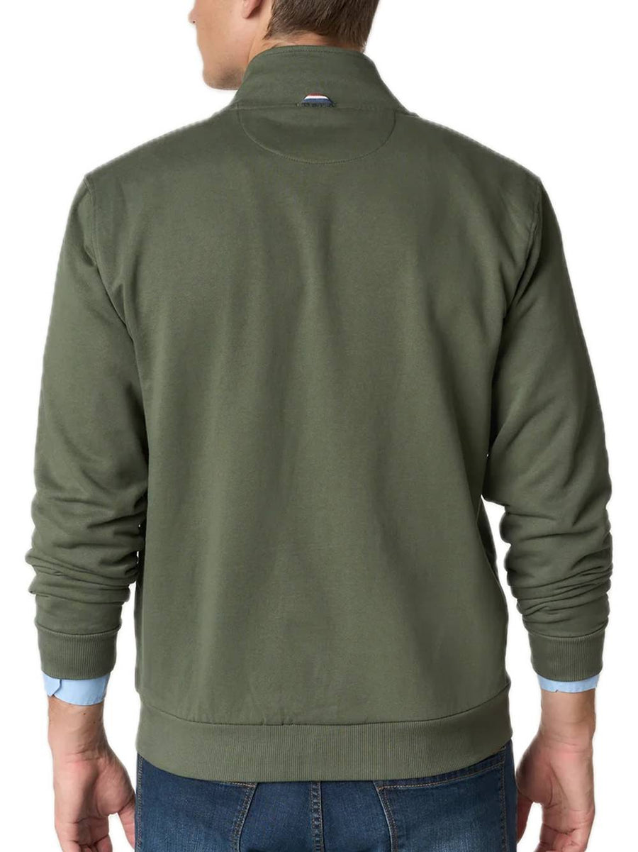 Greg Uspa Fleece Full Zip - Green — 2