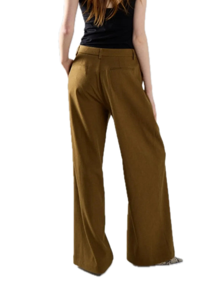 Ladies Trousers - Olive Brown — 2