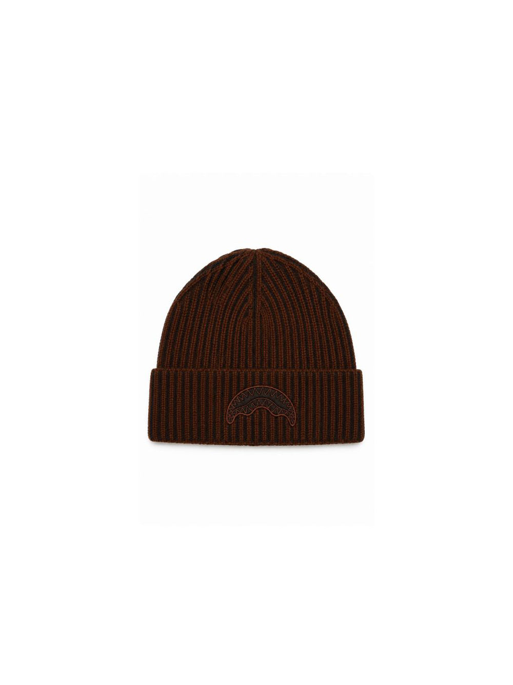 Contrast Beanie - Brown — 1