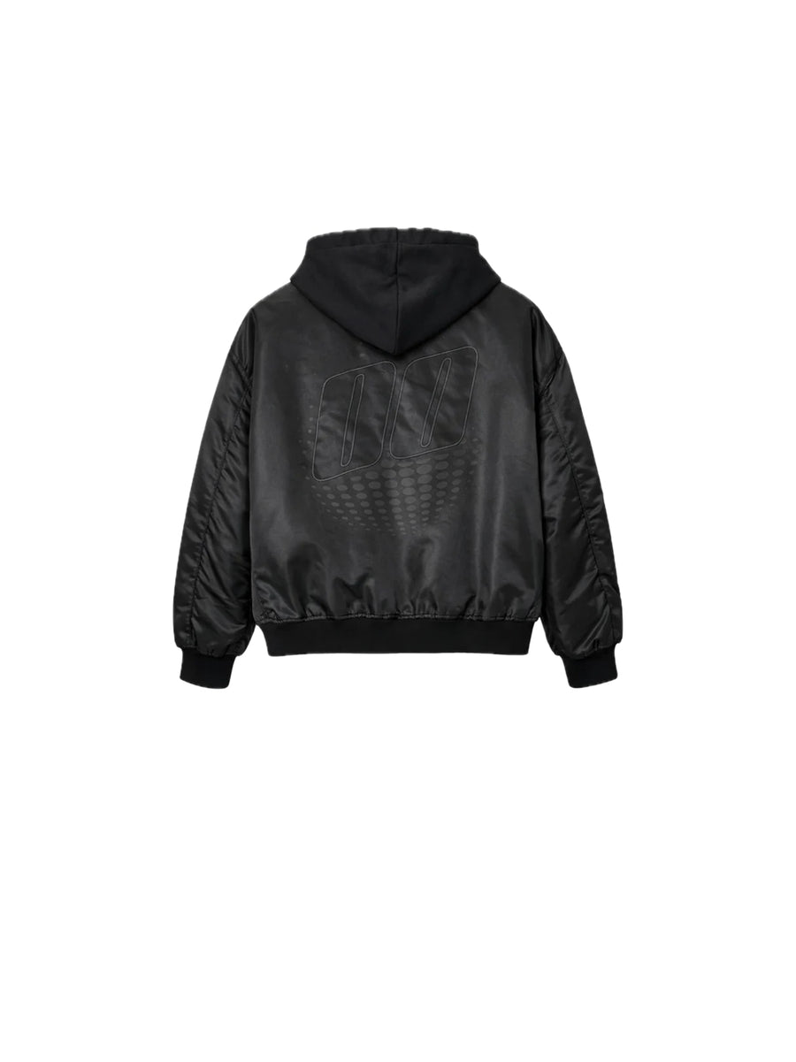 Jacket Bomber Hoodie - Black — 2