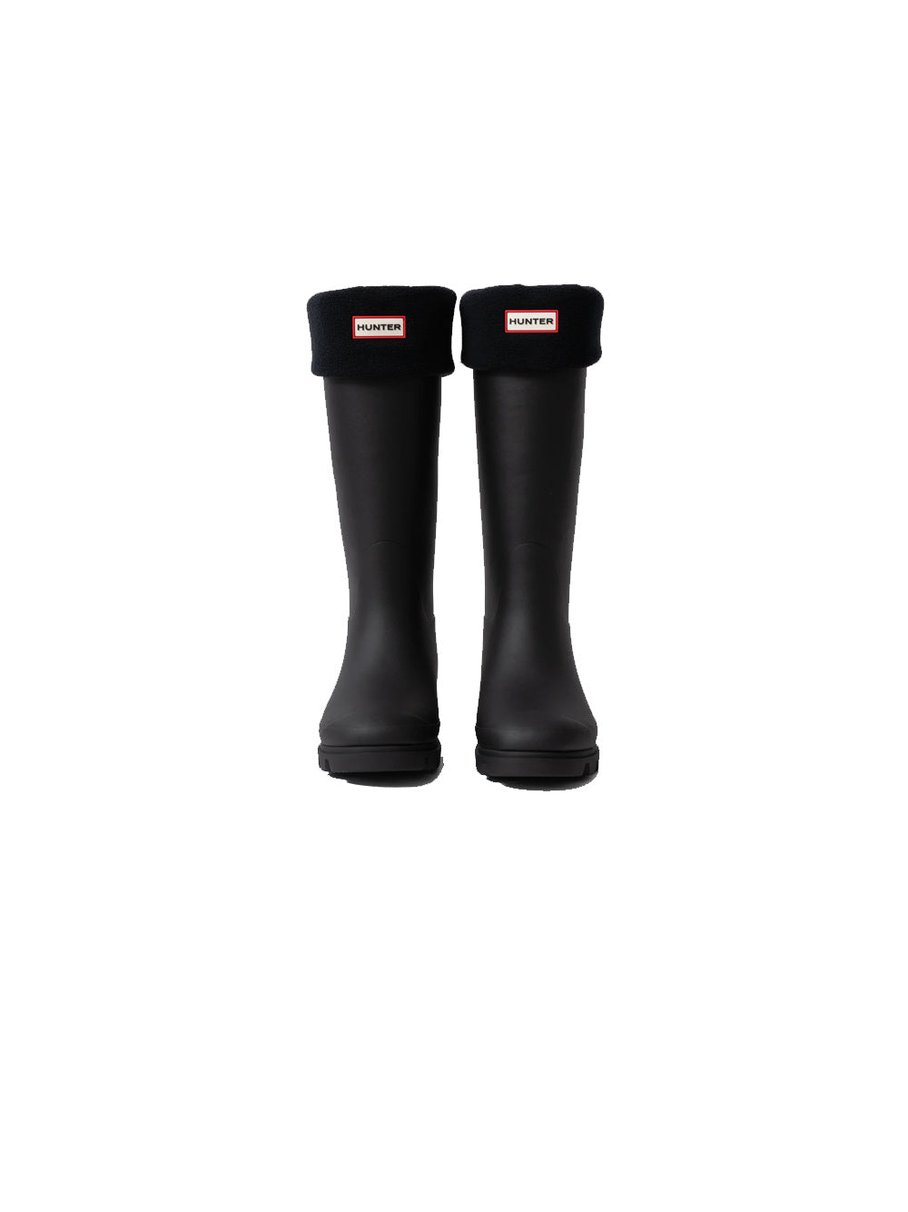 Fleece Tall Boot Sock - Black — 3