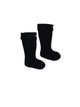 Fleece Tall Boot Sock - Black