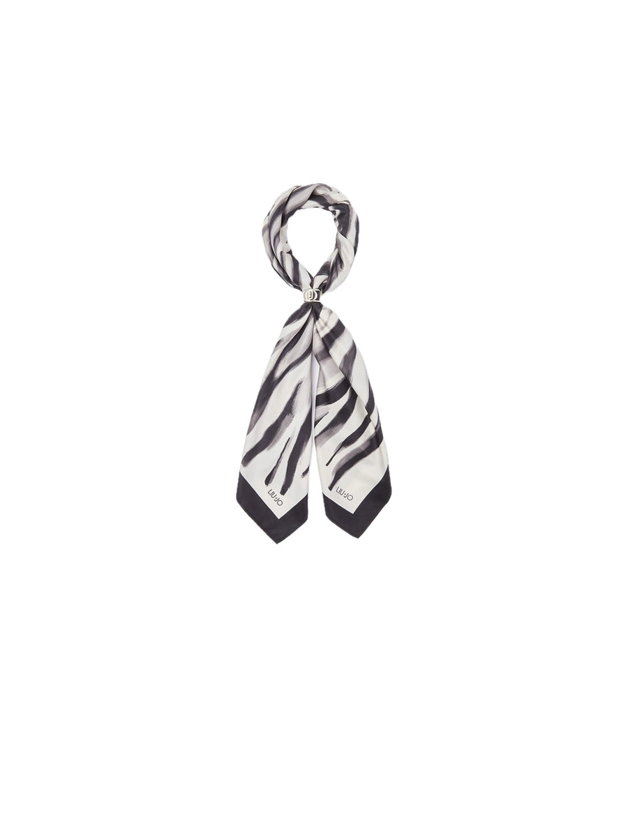 Ecs Foulard Mix Print 90x90 - Zebra