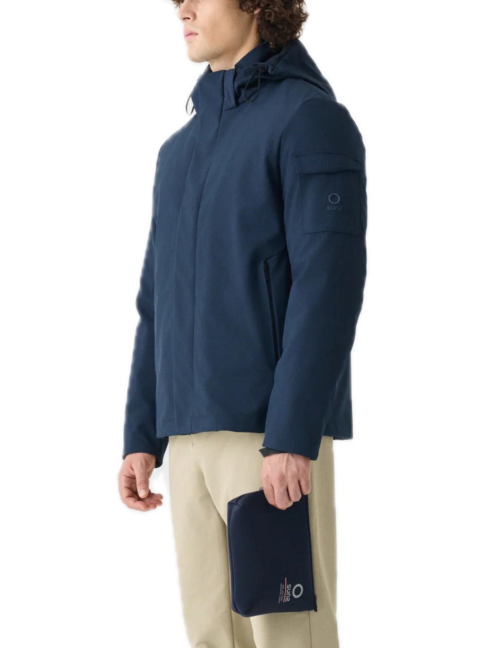 Jacket Hooded Short - Dark Blue — 3