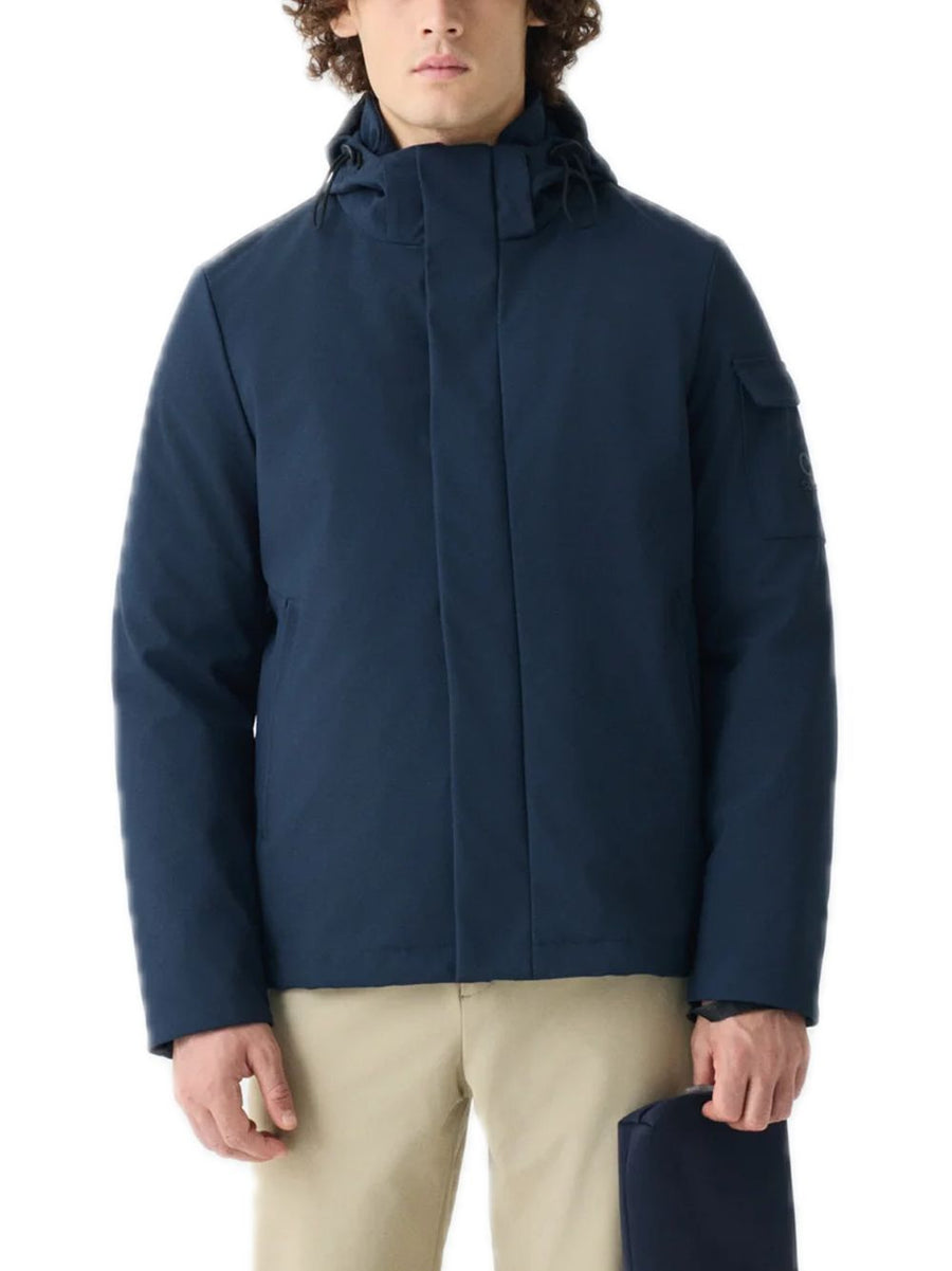 Jacket Hooded Short - Dark Blue