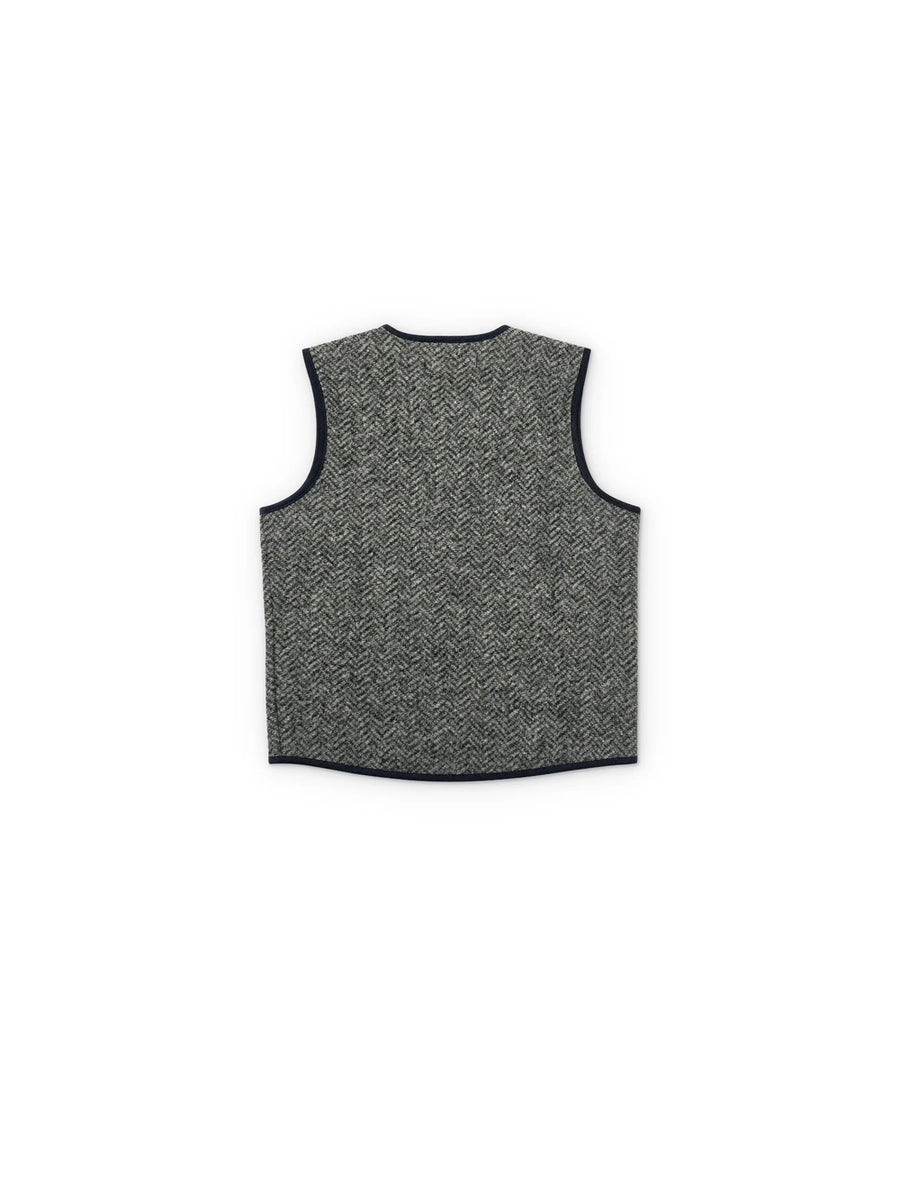 Gilet In Lana Jacquard A Fantasia - Tweed — 2
