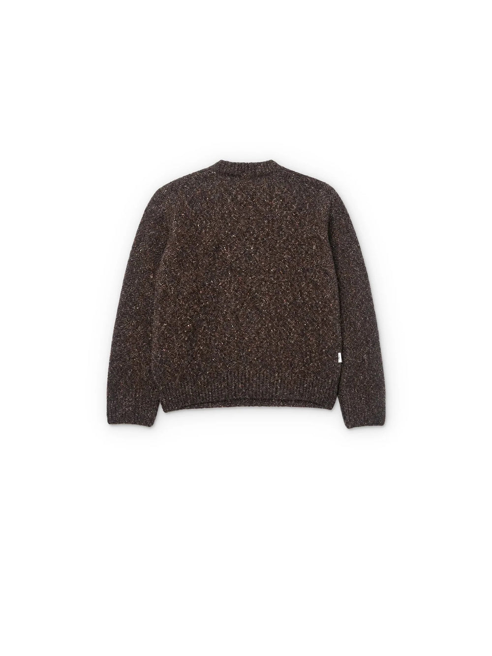 Maglione Girocollo Con Filato Miscelato - Brown — 2