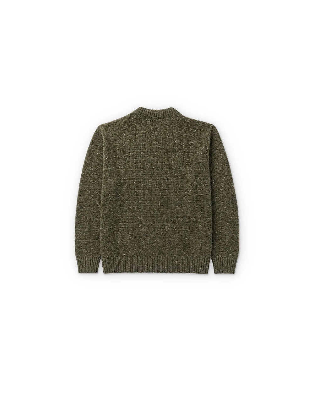 Maglione Girocollo Con Filato Miscelato - Winter Moss — 2
