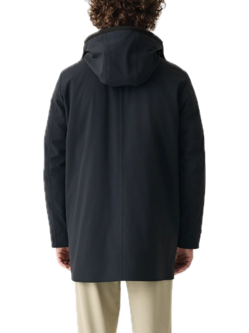 Jacket Hooded Long - Black — 3