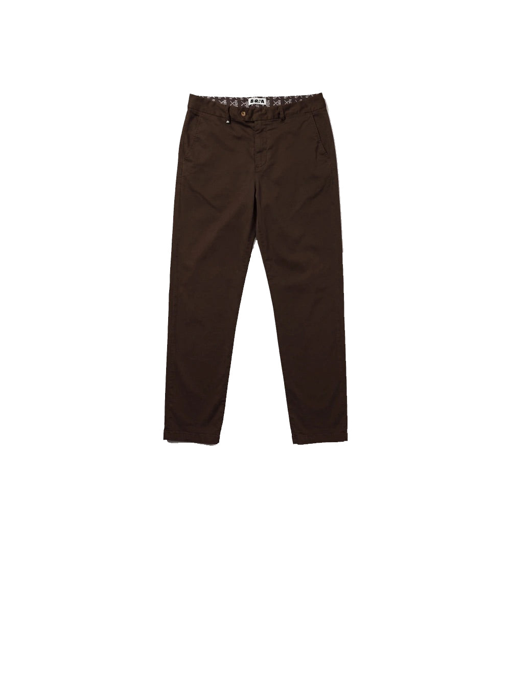 Pantalone Regular Cot/Tenc - Caffè — 1