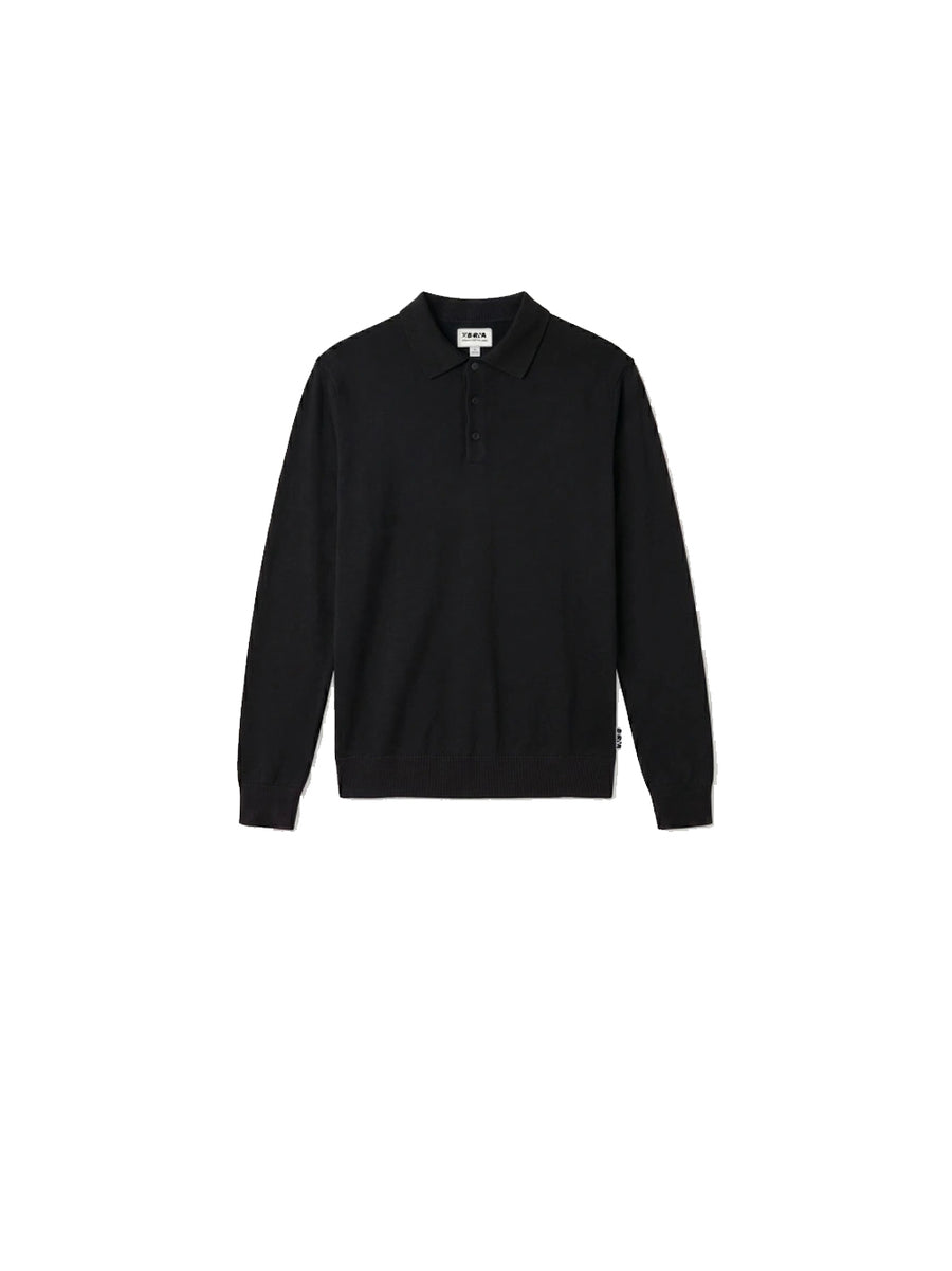 Polo Manica Lunga - Black