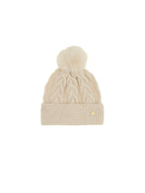 Knitted Beanie - White