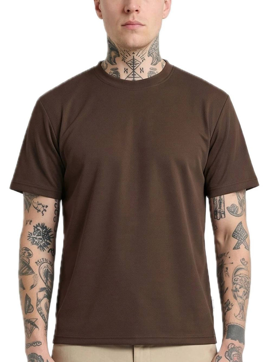 T-Shirt Vintage Fit Interlock - Moro