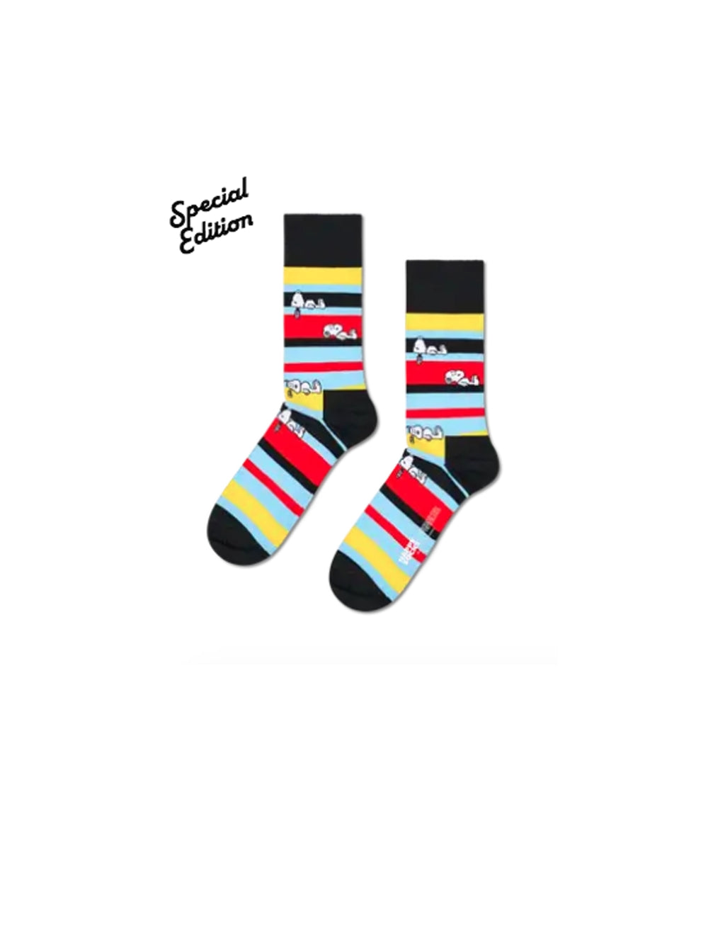 Peanuts Snoopy Stripe Socks — 1