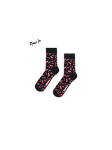 Lipstick Short Crew Socks