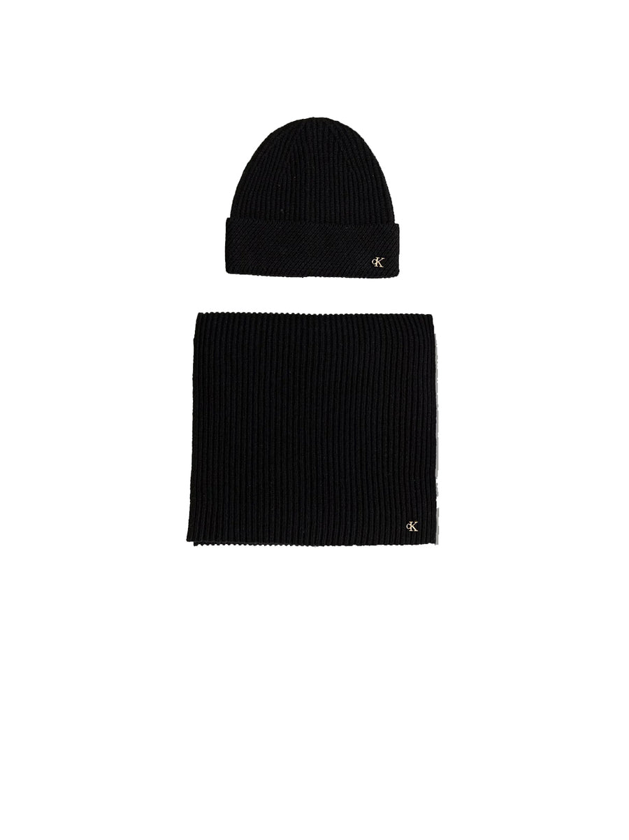 CK Metal 1212 + Scarf Gift Set - Black