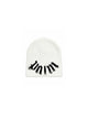 Maxi Logo Beanie - Off White Black