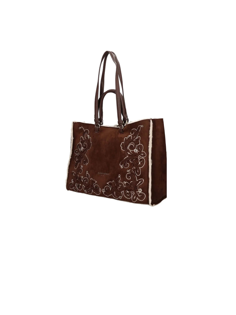 Large Tote Barbara Shorling - Dark Brown — 3