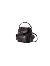 Small Backpack Brianna Python - Dark Grey