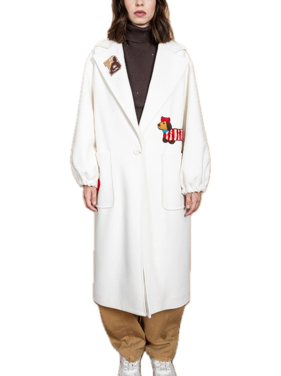 Cappotto Con Patch - Burro