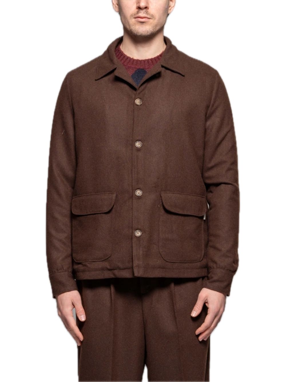 Overshirt Lana Viscosa  - Moro — 1