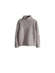 3/4 Zip Knit Essential - Almond