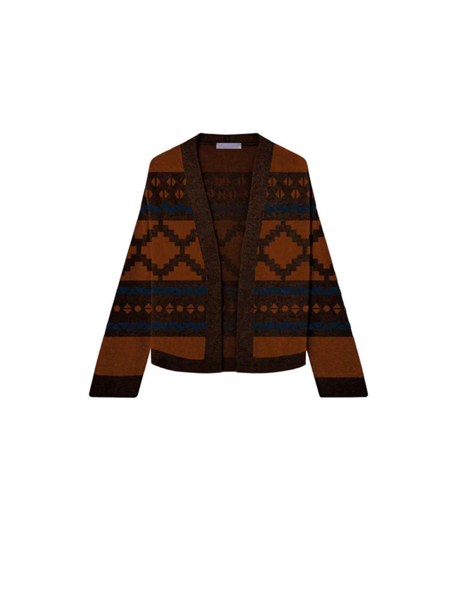 Short Kimono W CSF CUX - Espresso