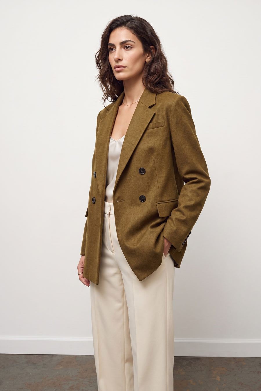 Ladies Jacket - Olive Brown