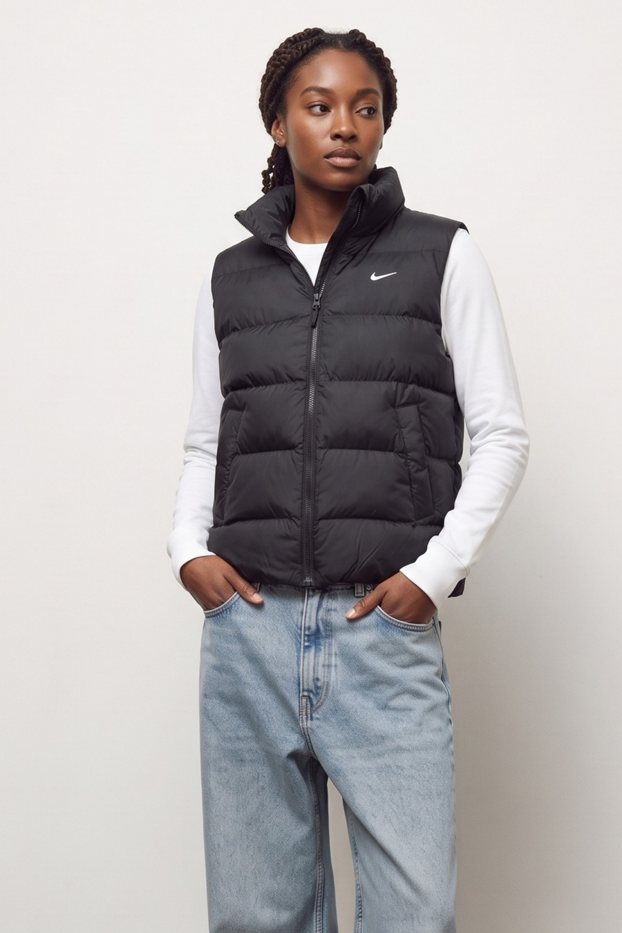 W Nk Tf Syn Classic Vest - Black