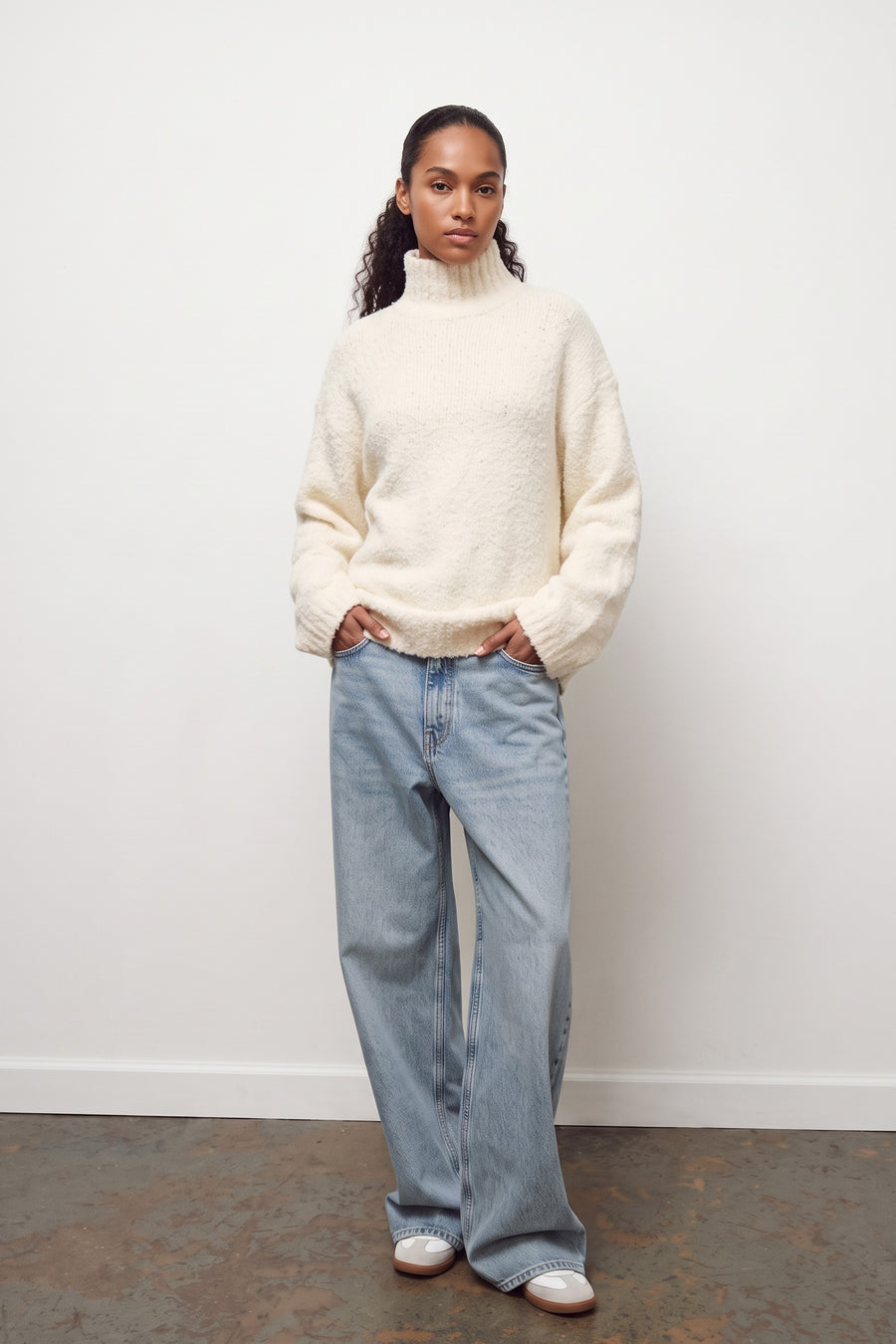 Maglione da donna - Crema