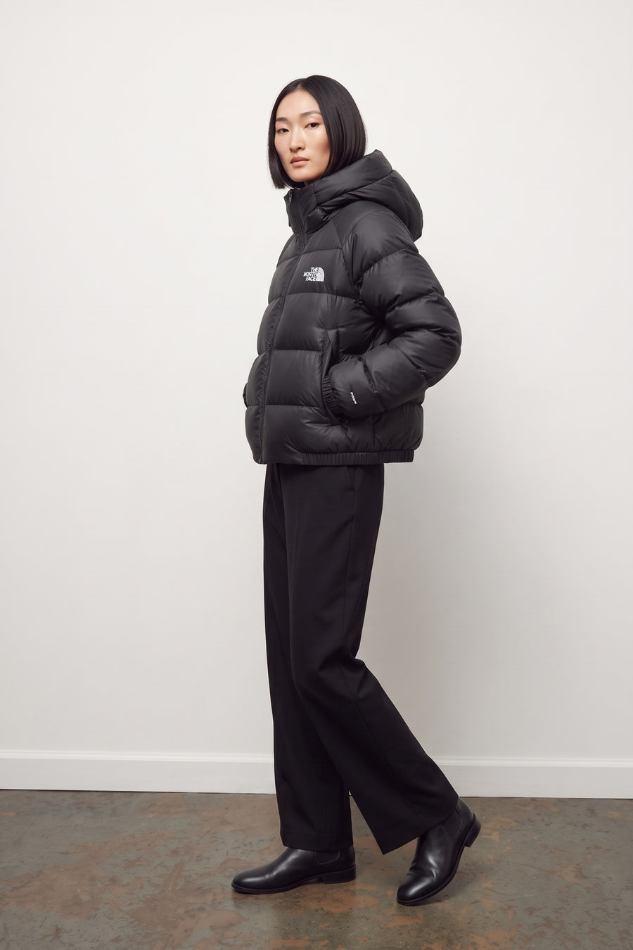 W Hydrn Dwn Hoodie - Black