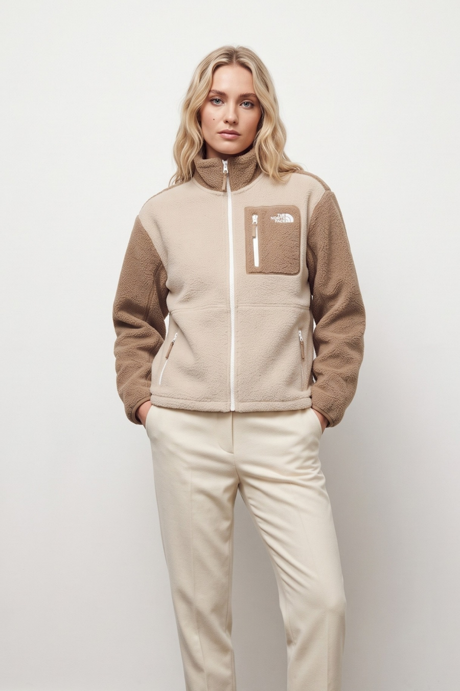 W Yumiori Full Zip Timeless - Taupe