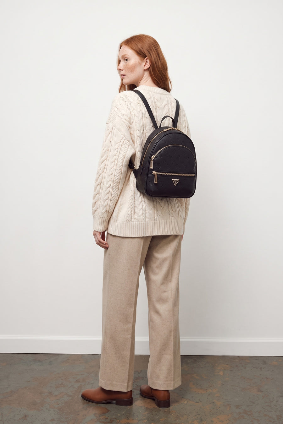 Manhattan II Backpack - Black Logo