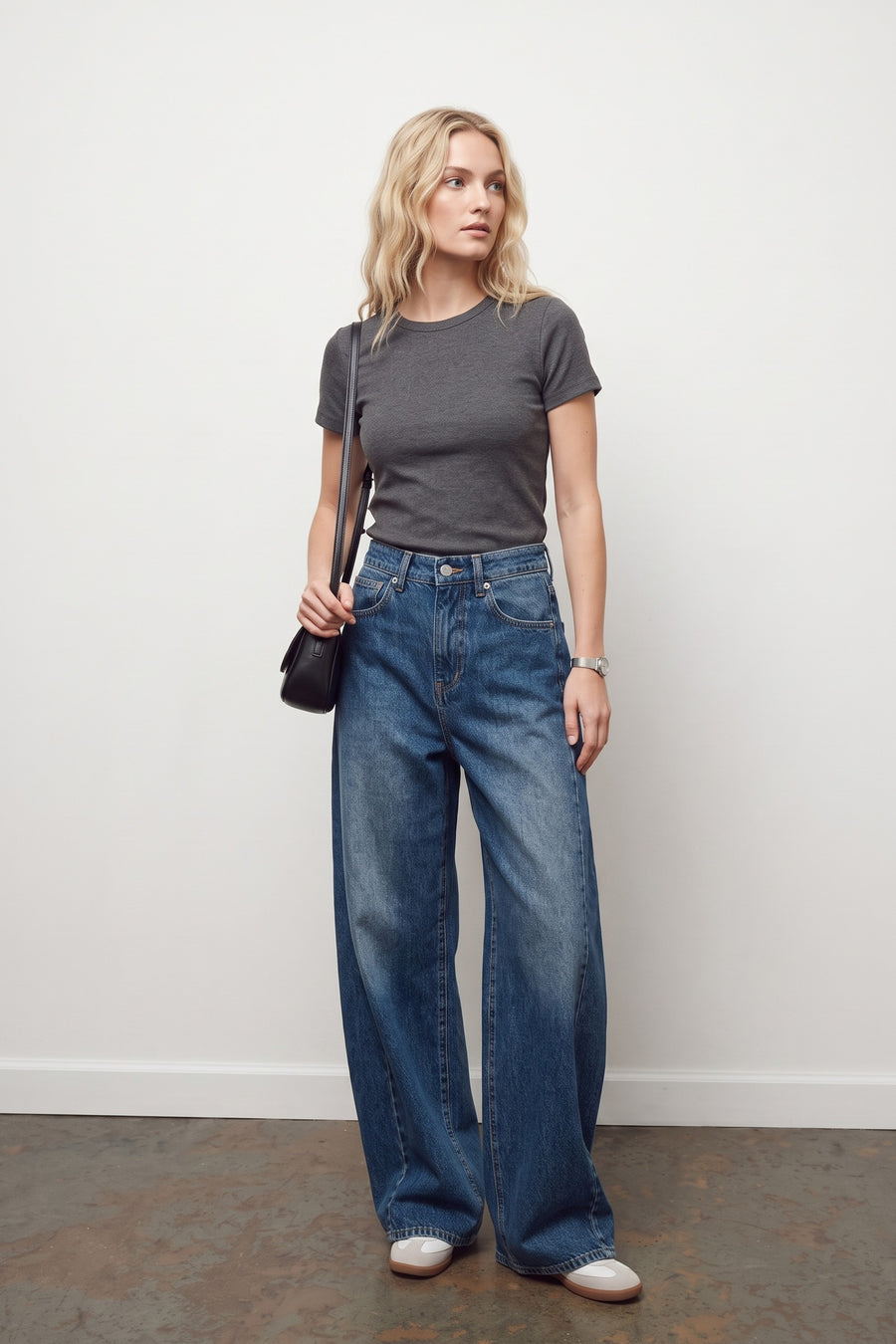 Lucy Denim Trousers - Blue