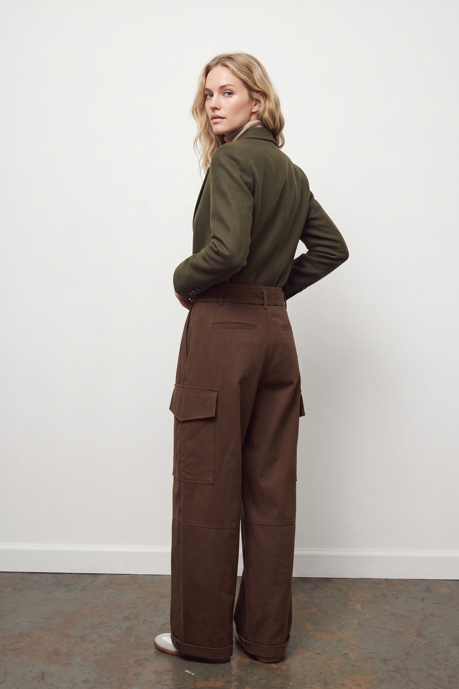 Cargo Trousers - Dark Brown