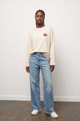 Tiger Long Sleeve T-Shirt - Butter