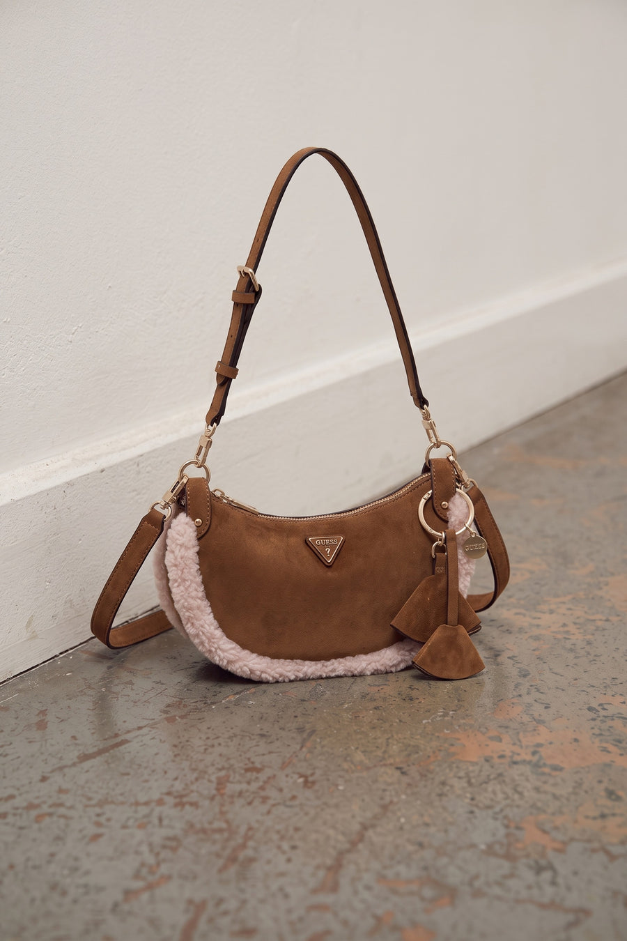 Katie Convertible Shoulder Bag - Cognac