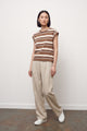 Striped T-shirt - Butter Biscuit