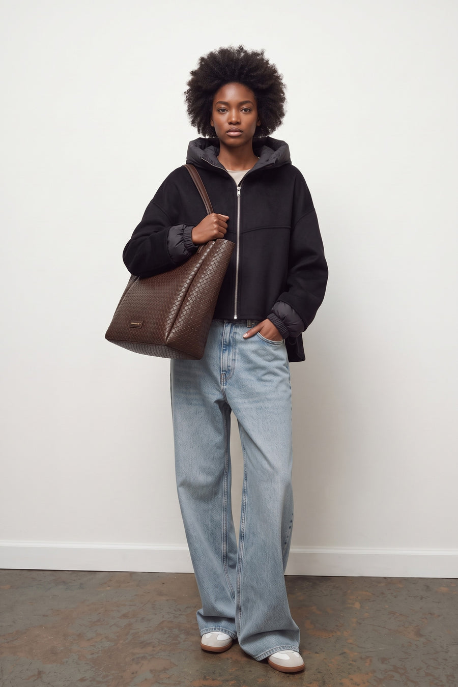 Twist Shopper - Dark Brown
