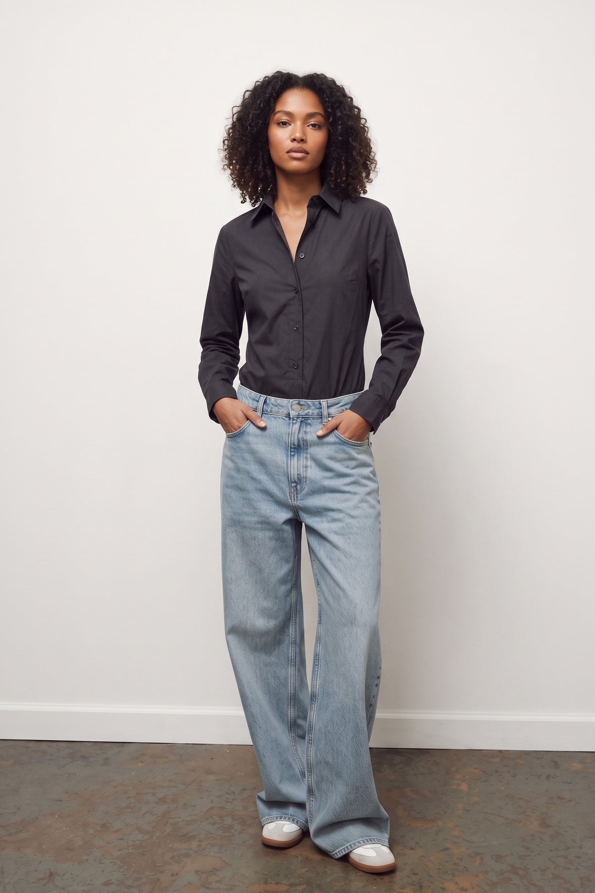 Bodysuit Shirt - Black — 1