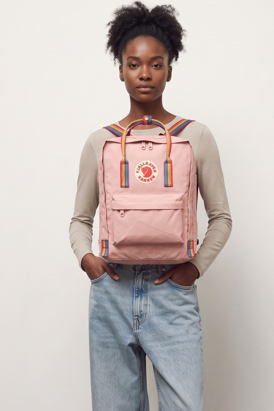 Kanken Rainbow - Chalk Rose Rainbow Pattern