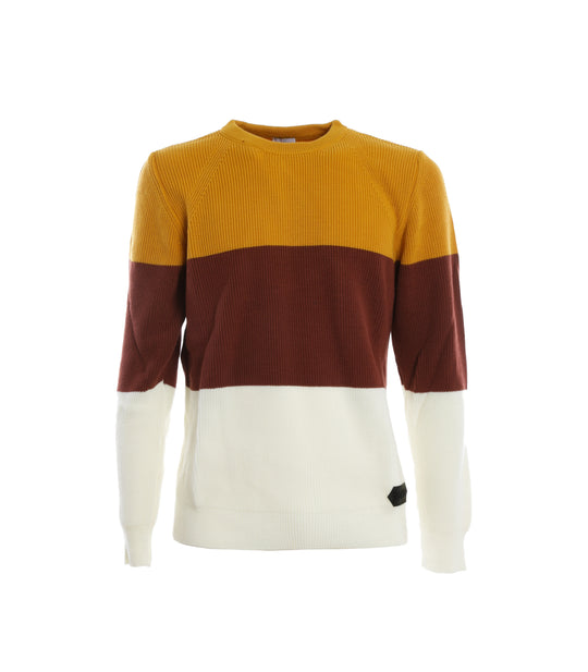 Girocollo Tre Colori M Inglese - Senape