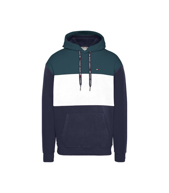 Tjm Bold Stripe Hoodie - Atlantic Deep/Black Iris