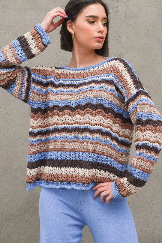 Girocollo Crochet - Fiordaliso Cacao Nesquik